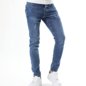 جينز ضيق مغسول