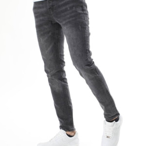 رمادي مغسول ضيق